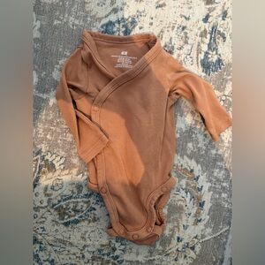 H&M brown Baby Onesie